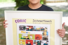 Enrique A. mit seinem Comic