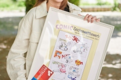 Valentina J. mit ihrem Comic